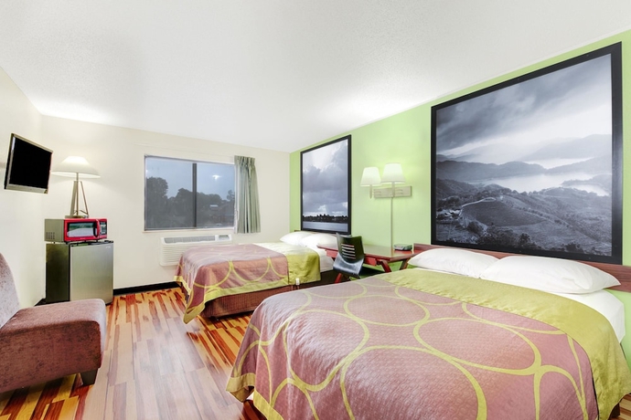 Imagen de la habitación del Hotel Super 8 by Wyndham Hagerstown I-70. Foto 8