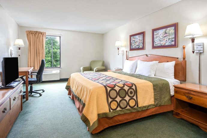 Imagen de la habitación del Hotel Super 8 by Wyndham Pevely. Foto 8