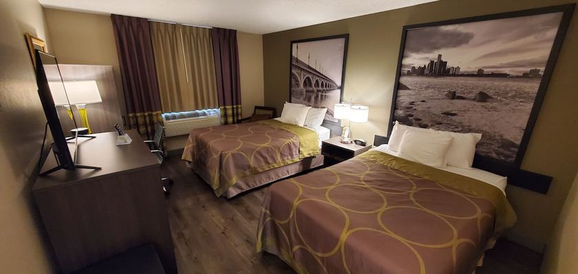 Imagen de la habitación del Hotel Super 8 by Wyndham Sterling Heights/Detroit Area. Foto 2