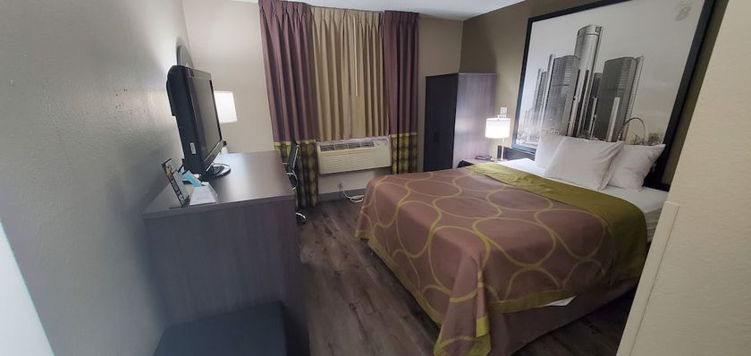 Imagen de la habitación del Hotel Super 8 by Wyndham Sterling Heights/Detroit Area. Foto 15