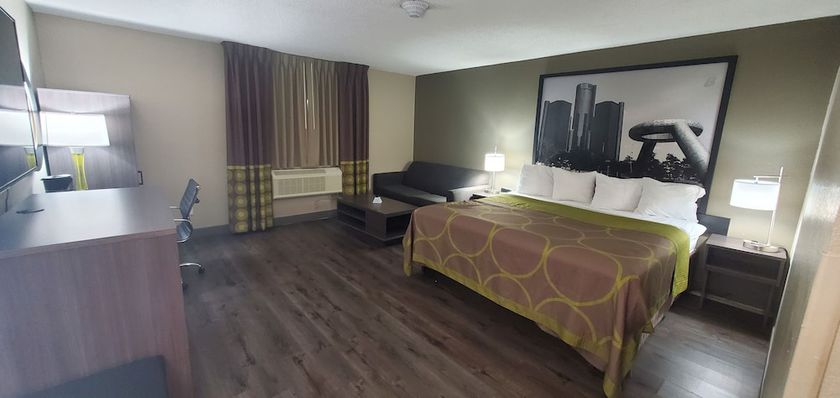 Imagen de la habitación del Hotel Super 8 by Wyndham Sterling Heights/Detroit Area. Foto 17