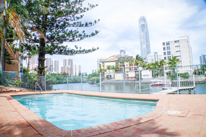 Imagen de la piscina del Hotel Surfers Riverside Apartments. Foto 16