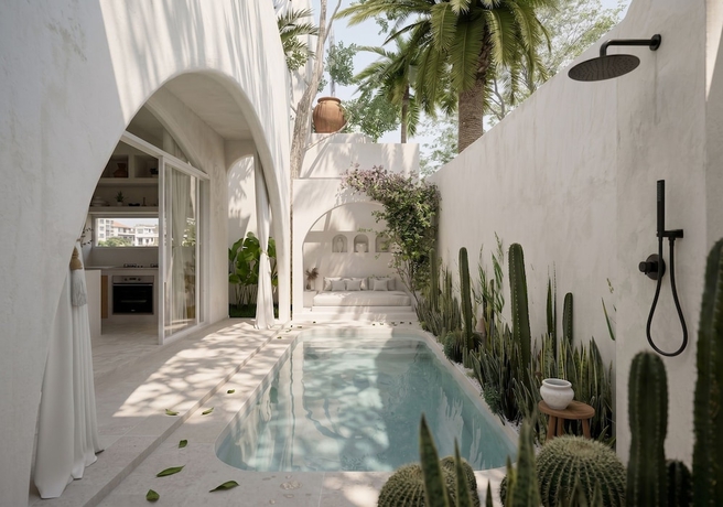 Imagen de la piscina del Hotel Svara Boutique Residences. Foto 16