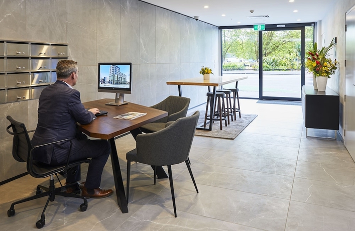 Imagen de los interiores del Hotel Swiss-belsuites Victoria Park Auckland. Foto 19