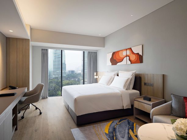 Imagen de la habitación del Hotel Swiss&ocirc;tel Living Jakarta Mega Kuningan. Foto 5