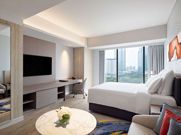 Imagen de la habitación del Hotel Swiss&ocirc;tel Living Jakarta Mega Kuningan. Foto 8