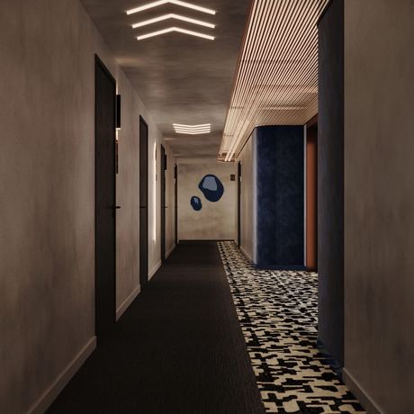 Imagen de los interiores del Hotel TRIBE Budapest Airport. Foto 10