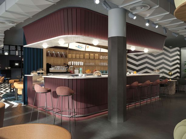 Imagen del bar/restaurante del Hotel TRIBE Krakow Old Town. Foto 2