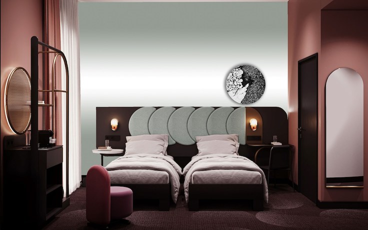 Imagen de la habitación del Hotel TRIBE Montpellier Gare Sud de France. Foto 10