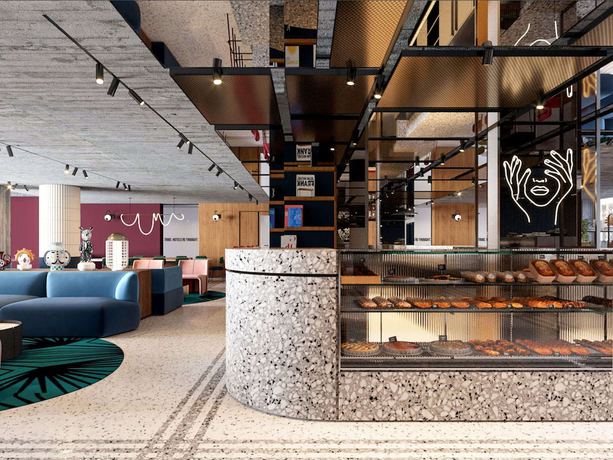 Imagen del bar/restaurante del Hotel TRIBE Paris Pantin. Foto 2