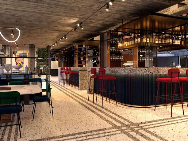 Imagen del bar/restaurante del Hotel TRIBE Paris Pantin. Foto 3