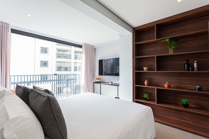 Imagen de la habitación del Hotel Tabas by Blueground Piv&ocirc; Match Vila Nova. Foto 11