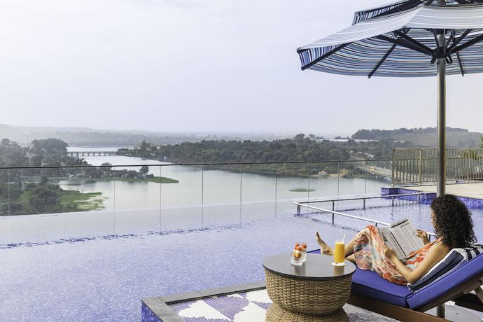 Imagen de la habitación del Hotel Taj Lakefront Bhopal. Foto 8