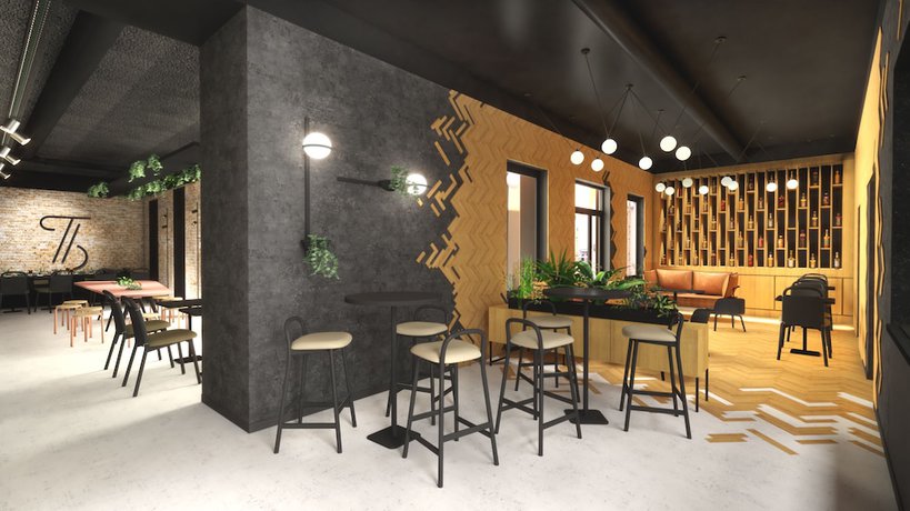 Imagen de los interiores del Hotel Tandem, Estrasburgo. Foto 12