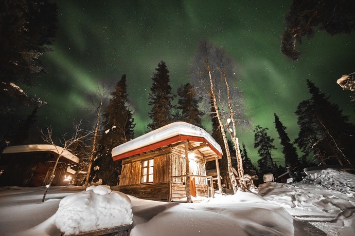 Imagen de la habitación del Hotel Tankavaara Gold Village. Foto 13