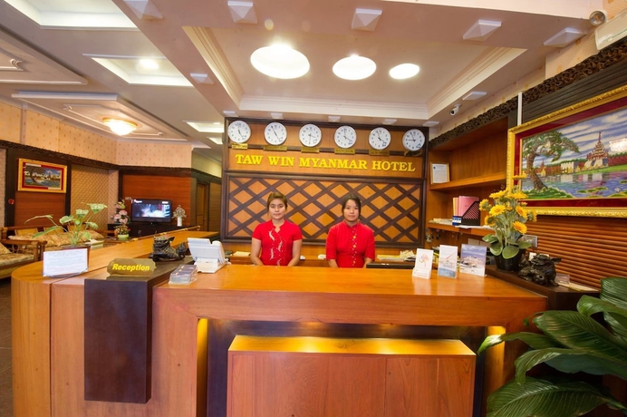 Imagen de los interiores del Hotel Taw Win Myanmar. Foto 18