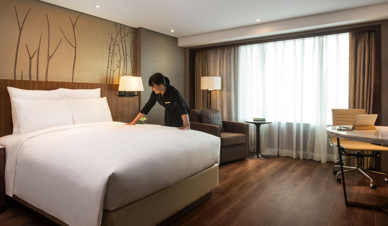 Imagen de la habitación del Hotel Teda, Tianjin-marriott Executive Apartments. Foto 10