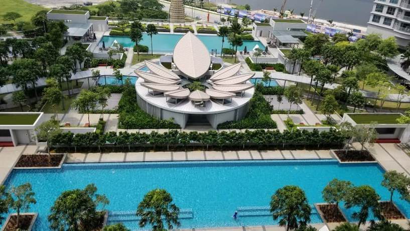 Imagen de la piscina del Hotel Teega Suites At Puteri Harbour. Foto 19