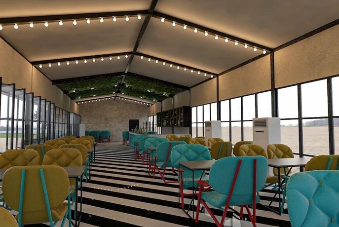 Imagen del bar/restaurante del Hotel Teela, Achrol. Foto 5