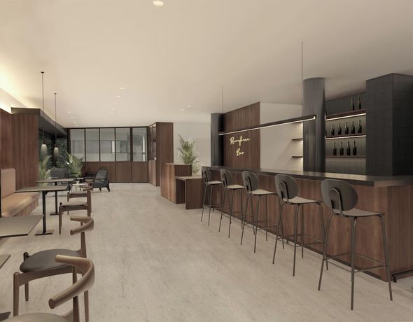 Imagen del bar/restaurante del Hotel Terrassa Confort. Foto 6