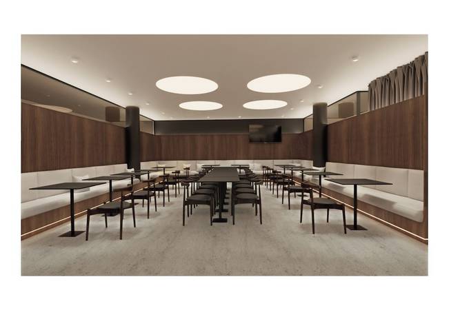 Imagen del bar/restaurante del Hotel Terrassa Confort. Foto 7