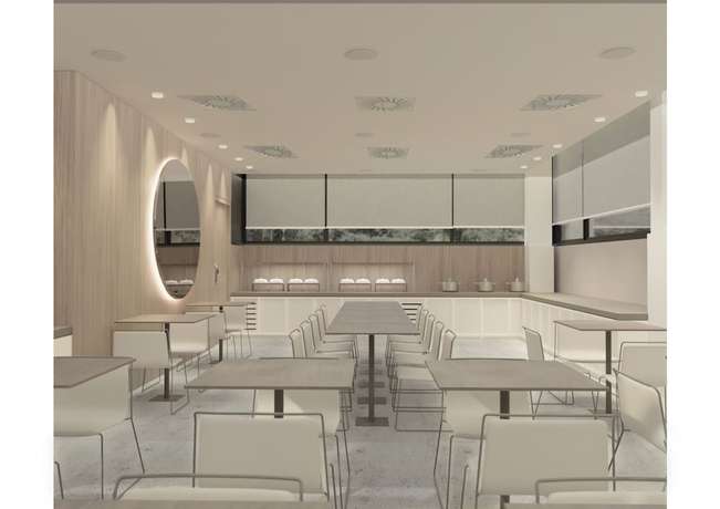 Imagen del bar/restaurante del Hotel Terrassa Confort. Foto 8