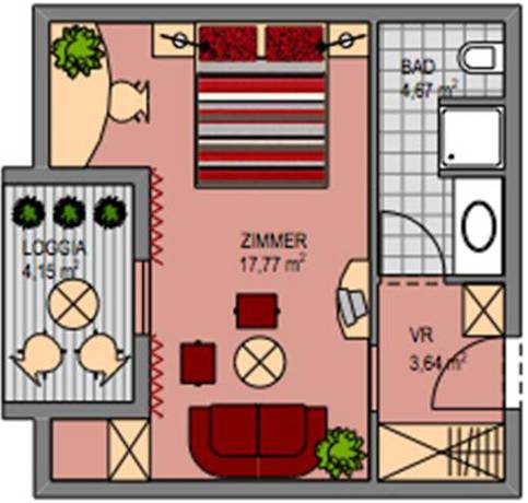 Imagen de la habitación del Hotel Terrassenhotel Reichmann. Foto 5