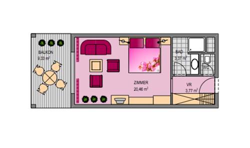 Imagen de la habitación del Hotel Terrassenhotel Reichmann. Foto 6