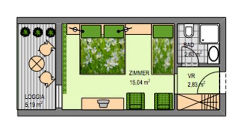 Imagen de la habitación del Hotel Terrassenhotel Reichmann. Foto 7