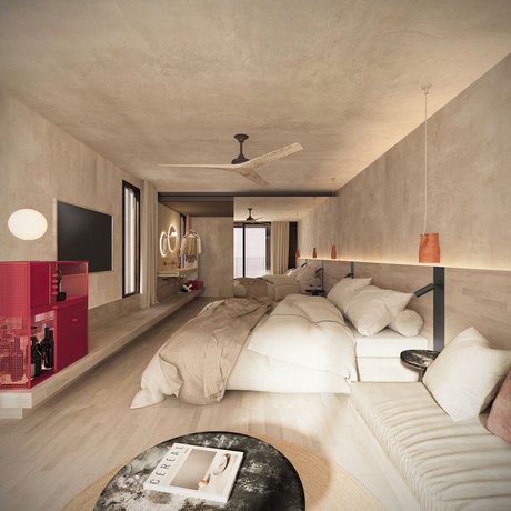Imagen de la habitación del Hotel Terreno Barrio. Foto 4