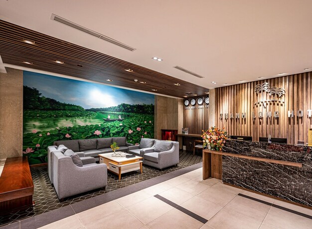 Imagen de los interiores del Hotel Thanh Long. Foto 37
