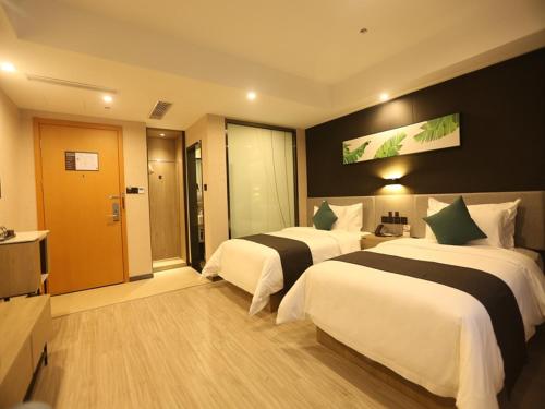 Imagen de la habitación del Hotel Thank Inn Chain Beijing Fanshan Chengguan Town Fangshan Red Scarf Park. Foto 19