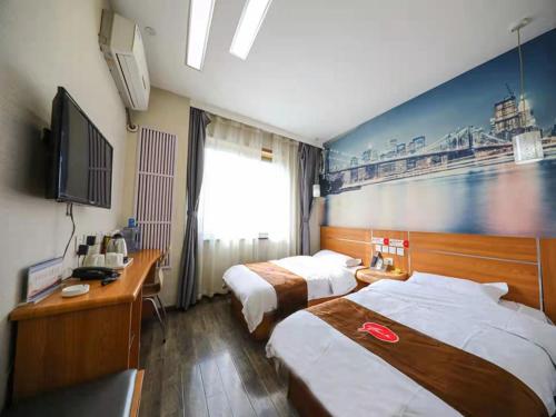 Imagen general del Hotel Thank Inn Chain Gansu Tianshui Taian Bus Station. Foto 2