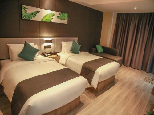 Imagen de la habitación del Hotel Thank Inn Chain Suqian Hubin New District Santaishan Park. Foto 16