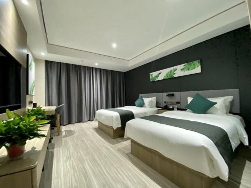 Imagen general del Hotel Thank Inn Chain Suqian Hubin New District Santaishan Park. Foto 4