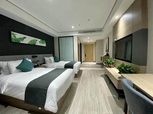 Imagen general del Hotel Thank Inn Chain Suqian Hubin New District Santaishan Park. Foto 9