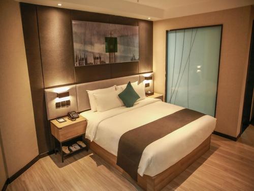 Imagen general del Hotel Thank Inn Chain Suqian Hubin New District Santaishan Park. Foto 14