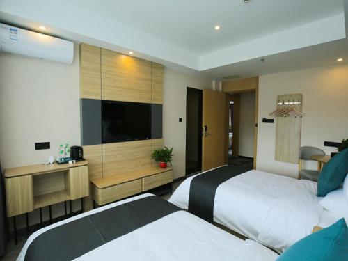 Imagen de la habitación del Hotel Thank Inn Chain Xianyang Renmin Road Central Plaza. Foto 16