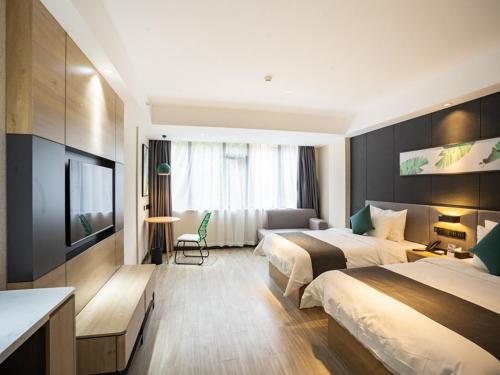 Imagen de la habitación del Hotel Thank Inn Chain Zhuzhou University of Technology Shennongcheng. Foto 15