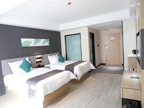 Imagen de la habitación del Hotel Thank Inn Chain Zhuzhou University of Technology Shennongcheng. Foto 19