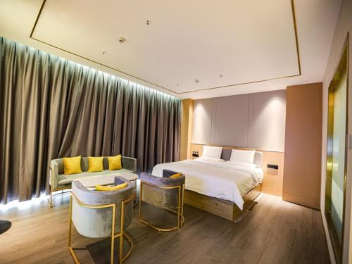 Imagen de la habitación del Hotel Thank Inn Plus Baotou Kundulun District University of Science and Technology. Foto 11