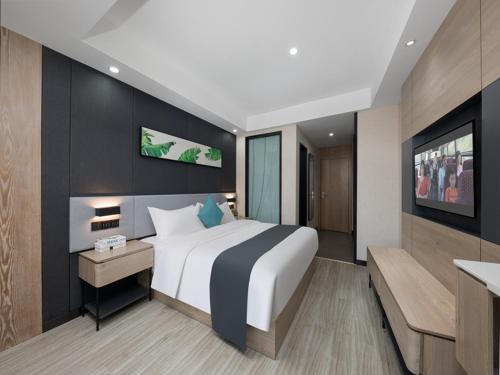 Imagen de la habitación del Hotel Thank Inn Plus Changsha Ningxiang Ningbang Plaza Pedestrian. Foto 19