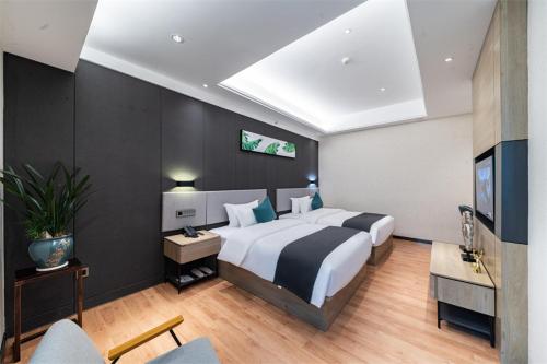Imagen de la habitación del Hotel Thank Inn Plus Chaozhou Caitang Lotus. Foto 16