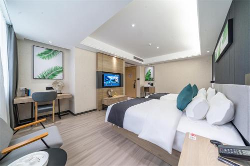 Imagen de la habitación del Hotel Thank Inn Plus Chaozhou Caitang Lotus. Foto 17
