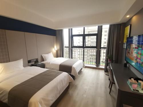 Imagen de la habitación del Hotel Thank Inn Plus Hanzhong High-Speed Railway Station. Foto 10