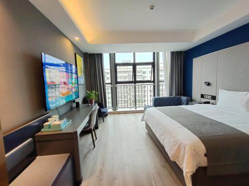 Imagen de la habitación del Hotel Thank Inn Plus Hanzhong High-Speed Railway Station. Foto 11