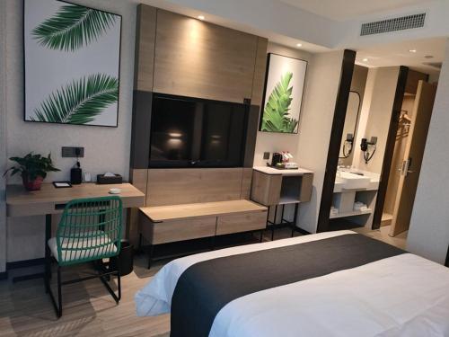 Imagen de la habitación del Hotel Thank Inn Plus Jinzhong Yuci No 1 Middle School. Foto 4