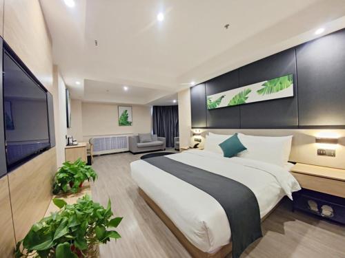 Imagen de la habitación del Hotel Thank Inn Plus Lanzhou Dongfanghong Plaza Pingliang Road. Foto 15