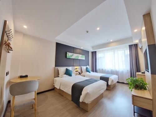 Imagen general del Hotel Thank Inn Plus Lanzhou Dongfanghong Plaza Pingliang Road. Foto 6