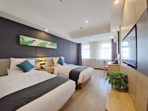 Imagen general del Hotel Thank Inn Plus Lanzhou Dongfanghong Plaza Pingliang Road. Foto 12